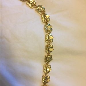 Lilly Pulitzer gold elephant bracelet
